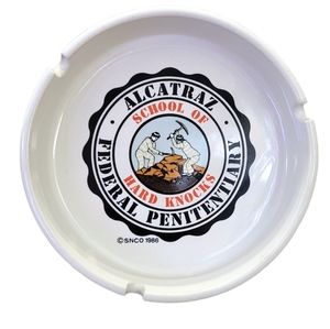 Vintage 1986 Alcatraz Ceramic Ashtray